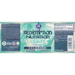 selenium supplement label
